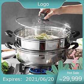 Mua Nồi hấp 2 tầng đa năng 28cm ( sử dụng bếp từ và bếp ga)