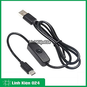 Hình ảnh Cáp Nguồn Raspberry Pi 4B Cáp Chuyển Đổi Nguồn 5V3A Giao Diện USB Type-c