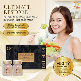 Viên uống bổ sung lợi khuẩn IMPERIUM ULTIMATE RESTORE khởi đầu cuộc sống lành mạnh với sức khỏe tiêu hóa tốt hơn, tăng cường miễn dịch, quà tặng ý nghĩa cho cấp trên, bạn bè, đồng nghiệp, người thân (15 viên/lọ)