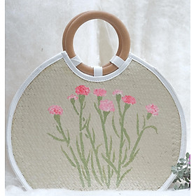 Túi xách thủ công vẽ tay Handmade Họa Mộc - Mùa Hoa