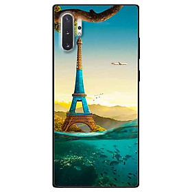 Ốp lưng in cho Samsung Note 10 Plus Mẫu Tháp Pháp