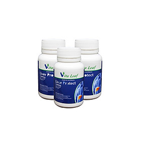 Thực Phẩm Bảo Vệ Sức Khỏe Liver Protect 15000mg Vita Leaf giúp thải độc gan (3 hộp)