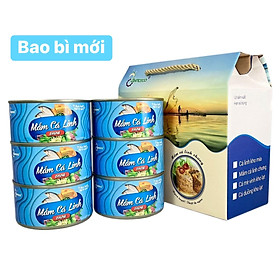 Đặc sản An Giang - LỐC 6 HỘP MẮM CÁ LINH CHƯNG ĐÓNG HỘP 200G CHÍNH HÃNG ANTESCO DÙNG KÈM CÁ LINH KHO MÍA MCLCX6 - Ocop 4 Sao