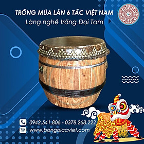 Mua Trống múa lân cổ truyền 6 tấc Việt Nam TML05
