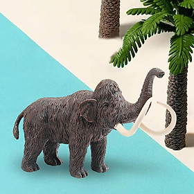 Elephant Figurine Toy Realistic Educational Collection for Children Historic Creatures Action Figure for Desktop Party