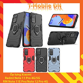 Ốp lưng cho Xiaomi Redmi Note 11 11E 12 Pro 4G/5G iRON MAN IRING Nhựa PC cứng viền dẻo chống sốc