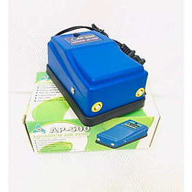 Máy sủi oxy 2 vòi siêu êm AP 500 có 2 chế độ sủi phù hợp cho hồ cá cảnh nhỏ