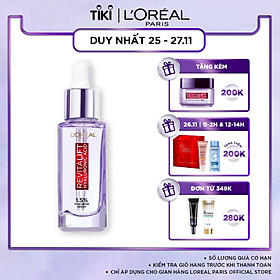 Tinh chất Serum siêu dưỡng ẩm trắng da L'Oreal Paris Hyaluronic Acid 1.5% 30ml