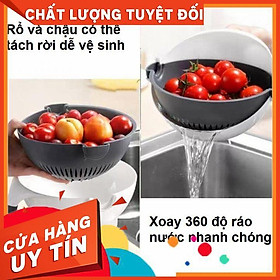 Mua Bộ Nạo Rau Củ Đa Năng Kèm Rổ Đựng và Chậu 9 in 1  Bào Rau Củ Quả Tiện Lợi Kiểu Dáng Sang Trọng Còn Hàng