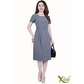 Đầm suông xếp ly ThoiTrangXinh gọn dáng DL501
