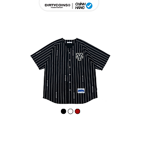 Áo Baseball Black Striped