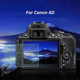 Bảo vệ màn hình LCD kính cường lực cho máy ảnh Canon 6D