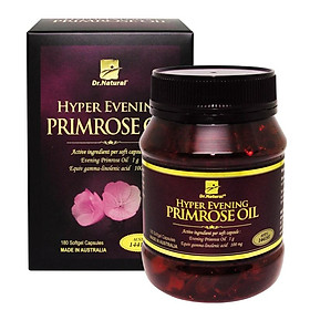 Viên uống bổ sung nội tiết tố nữ nhập khẩu chính hãng Úc HYPER EVENING PRIMROSE OIL (180 viên) chiết xuất tinh dầu hoa anh thảo giúp giảm triệu chứng tiền mãn kinh, mãn kinh: đau đầu, bốc hỏa, mất ngủ…; giảm nám da; giảm tóc rụng