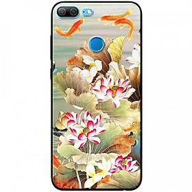 Ốp lưng dành cho Honor 9 Lite mẫu Hoa sen cá