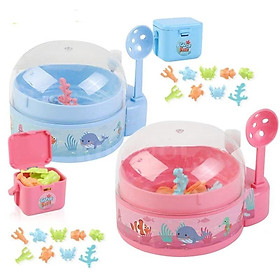 2PCS Máy câu cá, đồ chơi, chăn thả nhỏ, nang, mới lạ, đồ chơi để đi lên, rửa nước, cho bên ngoài, vui vẻ, bài tiết mắt ra khỏi bàn tay