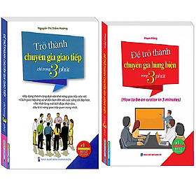 Download sách Combo Trở Thành Chuyên Gia Giao Tiếp Trong 3 Phút+Để Trở Thành Chuyên Gia Hùng Biện Trong 3 Phút