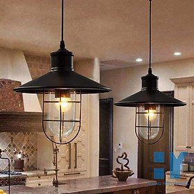 Mua Đèn thả: Mẫu đèn thả lồng sắt nhẹ nhàng cho quán cafe