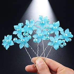 Trâm hoa cài tóc ngọc trai trang điểm 1 chiếc
