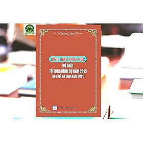 Bình luận khoa học Bộ luật Tố tụng hình sự năm 2015