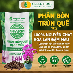Mua Phân Trùn Quế Viên Nén Greenhome  Sfarm  Bao 1kg  Dinh Dưỡng Hữu Cơ  Không Mùi  Tốt Cho Lan  Bonsai  Rau  Cây Ăn Trái