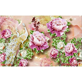 TRANH DÁN TƯỜNG 3D GIẢ NGỌC