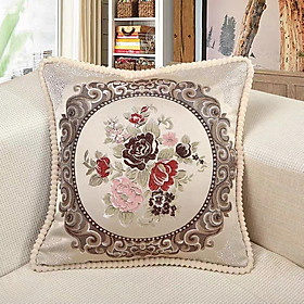 Mua Vỏ gối tựa lưng sofa chất liệu catton  kích thước 45x45cm