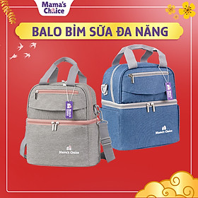 Balo Bỉm Sữa Cao Cấp Mama's Choice 4in1 | Balo Cho Mẹ Bỉm Sữa và Bé Yêu | Lớp Giữ Nhiệt Dày Dặn và Chống Thấm | Nhiều Ngăn Siêu Tiện Dụng