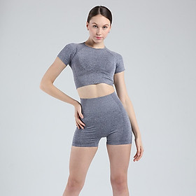 >> SO SÁNH GIÁ ĐỒ TẬP GYM NỮ QUẦN NGẮN | Shopee Lazada Sendo Tiki 22 Set Đồ Tập Tay Ngắn Quần Đùi Thể Thao Gym Yoga Quảng Châu Cao Cấp