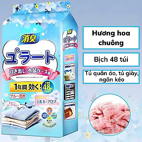 48 gói hút ẩm chống mốc dạng treo dùng cho tủ quần áo tủ giầy giúp hút ẩm quần áo tránh bị ẩm mốc