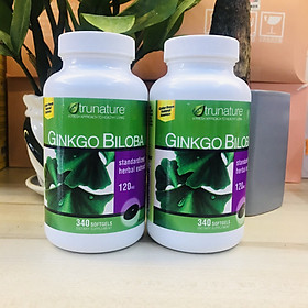 Trunature Ginkgo Biloba 340 Viên hàng Mỹ - Mẫu 2020