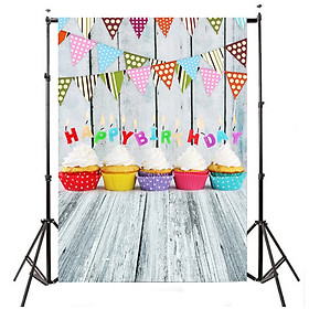 3 x5FT Photography Backdrop Background Child Baby Birthday Theme For Studio Prop