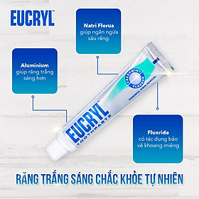 Kem Đánh TrắngRăng Eucryl 62g- Bí Quyết Cho Hàm Răng Sáng Bóng