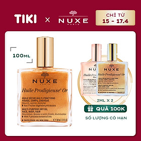 Dầu khô có nhũ Nuxe Huile Prodigieuse Shimmering Dry Oil 100ml