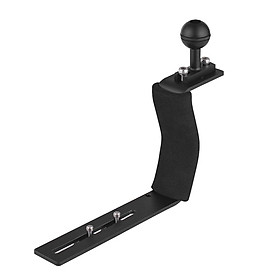 Aluminum Alloy Diving Handle Tray Bracket Single Handheld Hand Grip Video Stabilizer Portable Balancer Holder with