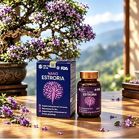 Viên uống Nano Estroria ND, Hộp 30 viên, giúp tăng nội tiết, đẹp da giảm nám, sạm da