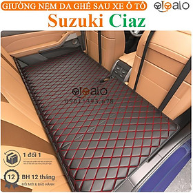 Giường đệm da xe ô tô Suzuki Ciaz PU cao cấp - OTOALO