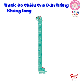 Thước Đo Chiều Cao Dán Tường cho Bé (Decal Dán Tường) Hình Con Vật Đáng Yêu - Lalala Baby