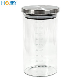 Mua Hủ thủy tinh nắp Inox 304 kín ron HOBBY Home Decor TTI - dung tích 800 hoặc 1000ml tùy chọn