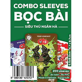 Sleeves bọc bài trọn bộ board game Lớp học Mật ngữ - Siêu Thú Ngân Hà