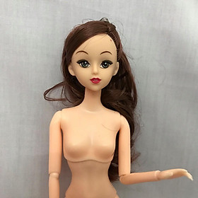 Búp Bê Barbie 30cm Mắt Vẽ Hàng 12 Khớp Sunnydoll