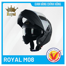 Nón bảo hiểm Lật Hàm Royal M08 2 Kính Đa Năng, Tiện Nghi