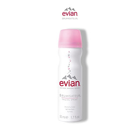 Xịt khoáng cấp ẩm và làm dịu da Evian Brumisateur  50ml