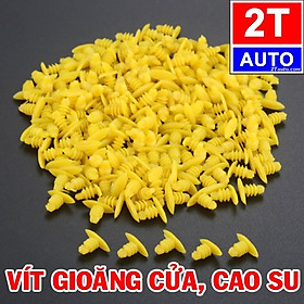 VÍT NHỰA CHUYÊN DỤNG CHO GIOĂNG CỬA XE HƠI Ô TÔ - BỘ 100 CÁI: SKU:154