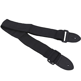 Guitar Strap Black Adjustable for Bass Acoustic Guitar Music Accessories