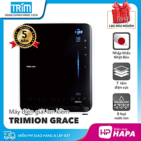 Máy Điện Giải iON Kiềm TRIM ION GRACE - Nhật Bản, 4 tấm điện cực Titan