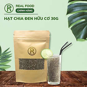 Hình ảnh Hạt Chia Hữu Cơ Mỹ Real Food (1kg/350g/30g)