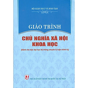 Hình ảnh Sách Giáo trình Chủ nghĩa xã hội khoa học (Dành cho bậc đại học hệ không chuyên lý luận chính trị)