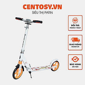 Xe Scooter Centosy Y5 món đồ chơi đáp ứng đầy đủ yêu cầu của bố mẹ với hai màu trắng và đen nổi bật, kiểu dáng nhỏ gọn nhưng chắc chắn, thiết kế thanh lịch, hứa hẹn mang lại nhiều trải nghiệm hấp dẫn cho bé