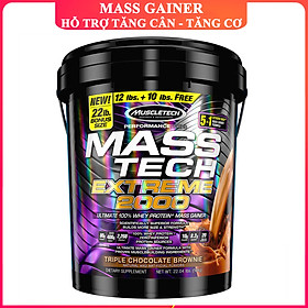 Sữa tăng cân tăng cơ MASS TECH EXTREME 2000 của MuscleTech hương Chocolate