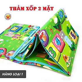 THẢM XỐP, CHIẾU XỐP 2 MẶT CHO BÉ MABOSHI kt 1m8 x2m